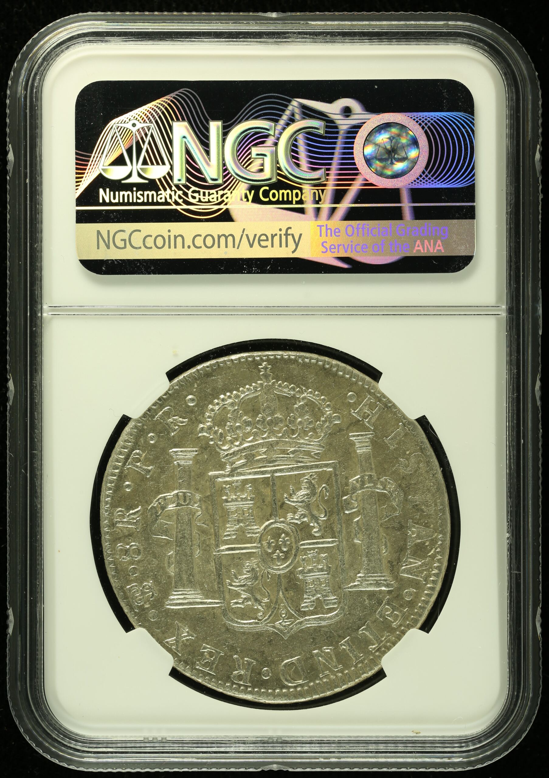 Bolivia Latin American Coins Bolivia 8 Reales 1779 Pts PR NGC MS61 0123557 Bolivia 8 Reales 1779 Pts PR NGC MS61 0123557Bolivia 8 Reales 1779 Pts PR NGC MS61 0123557 - Image 2