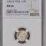 Peru 1/2 Dinero 1903 JF NGC MS66 0125385