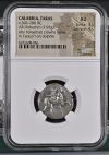 Calabria Taras c.302-280 BC AR Didrachm NGC AU 0126857