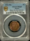 Modern Silver & Minors 5 Centavos 1954 Mo PCGS MS65 0127775
