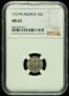 10 Centavo Mexican Coins Modern Silver & Minors Modern Silver & Minors 10 Centavo 1927 M NGC MS65 0129385 Modern Silver & Minors 10 Centavo 1927 M NGC MS65 0129385