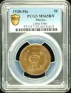 5 Centavo Mexican Coins Modern Silver & Minors Modern Silver & Minors 5 Centavo 1928 Mo PCGS MS65BN 0128403 Modern Silver & Minors 5 Centavo 1928 Mo PCGS MS65BN 0128403