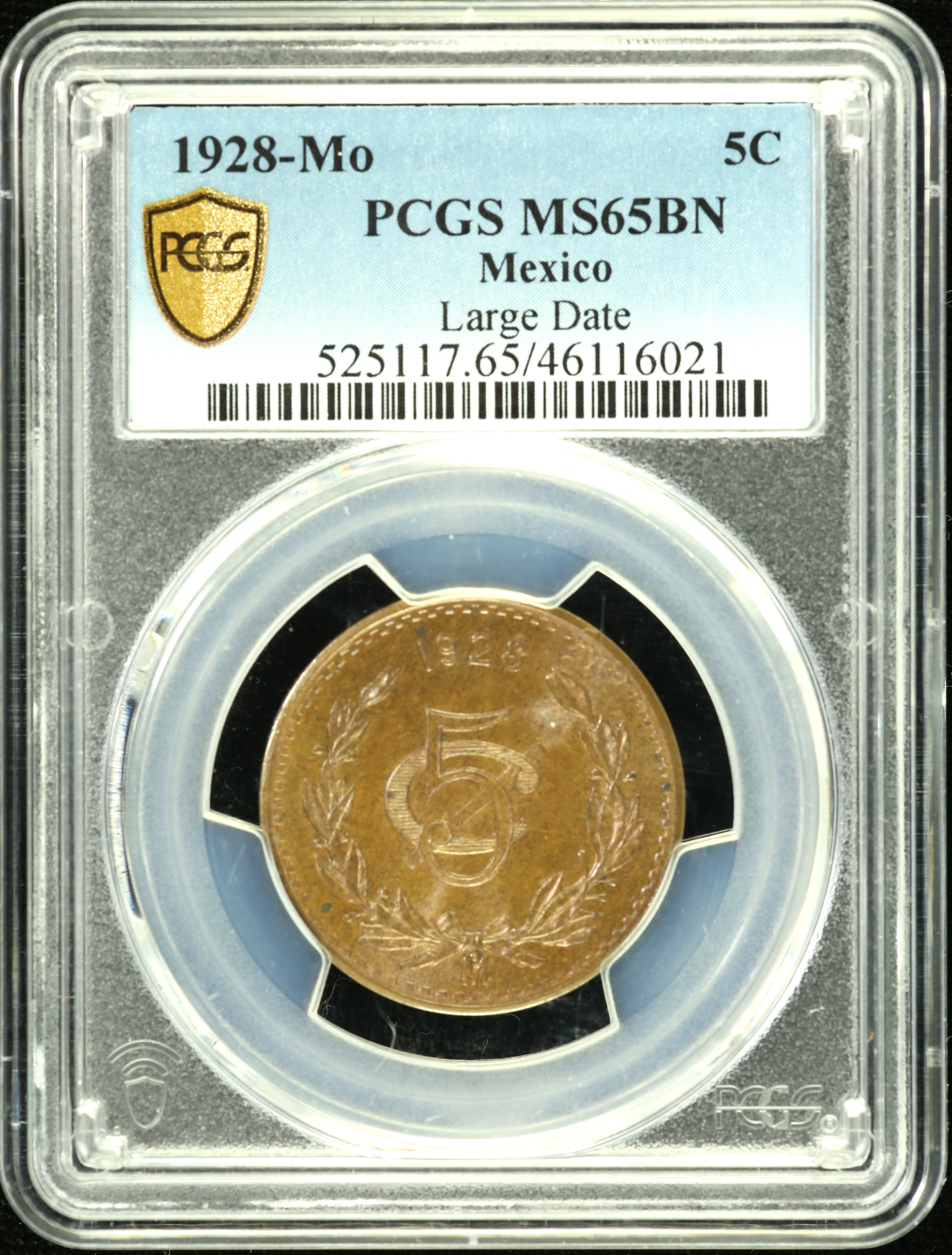Moneta様　　オーダー専用ページ Modern Silver & Minors 5 Centavo 1928 Mo PCGS MS65BN 0128403