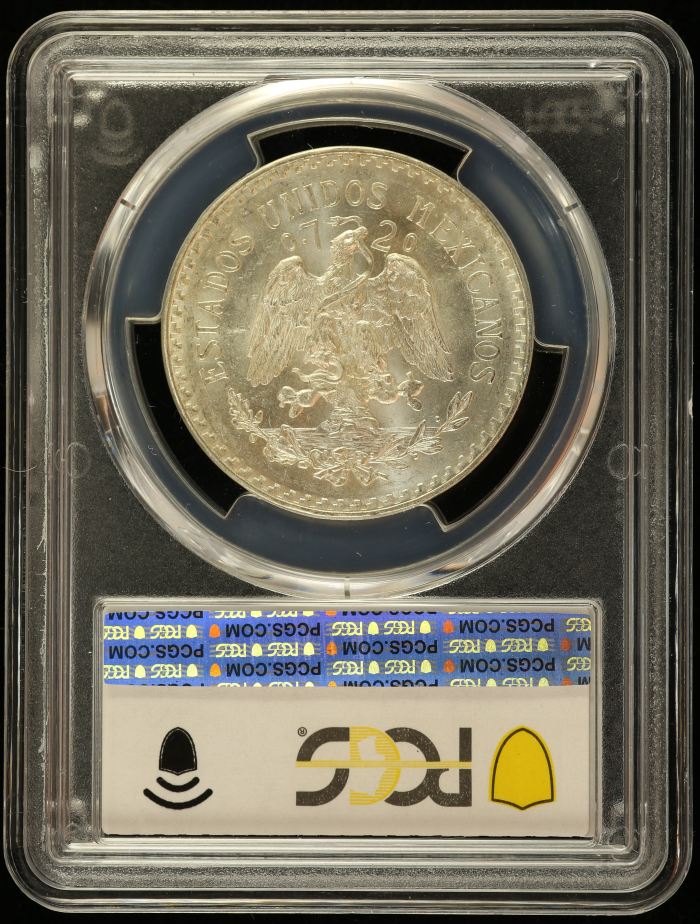 Modern Silver & Minors Peso 1933 M PCGS MS65 0128194Modern Silver & Minors Peso 1933 M PCGS MS65 0128194 - Image 2