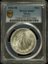 Modern Silver & Minors Peso 1933 M PCGS MS67 0128174