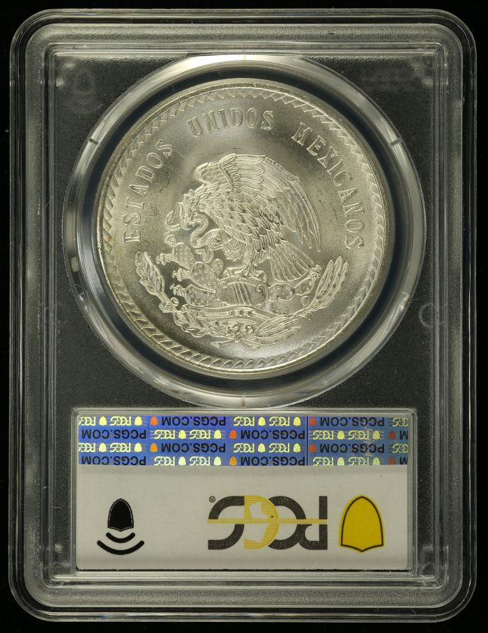 Modern Silver & Minors 5 Peso 1947 Mo PCGS MS67 0128972Modern Silver & Minors 5 Peso 1947 Mo PCGS MS67 0128972 - Image 2