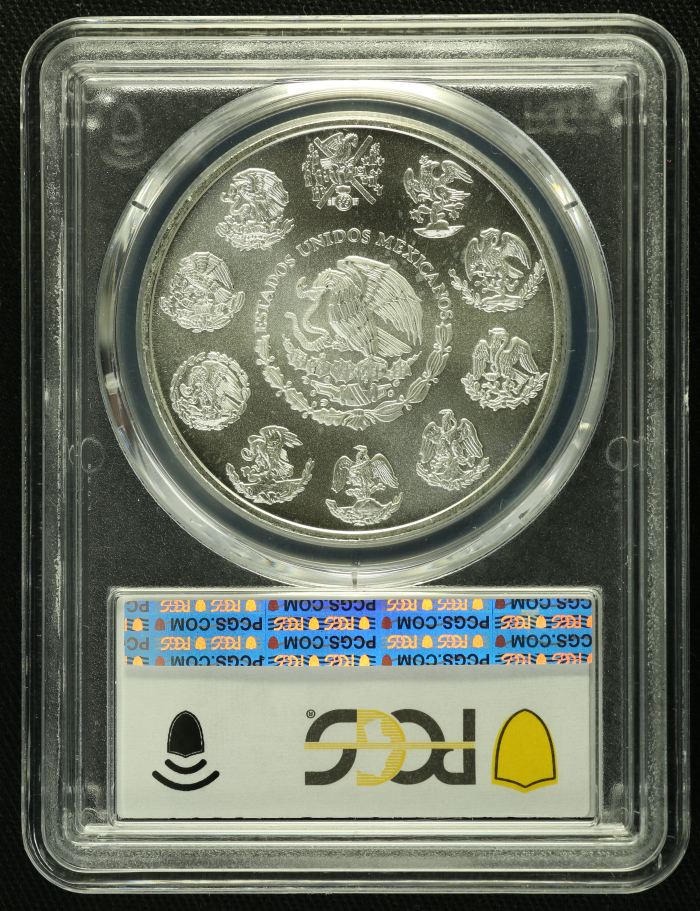 Modern Silver & Minors Onza 2008 Mo PCGS MS68 0128758Modern Silver & Minors Onza 2008 Mo PCGS MS68 0128758 - Image 2