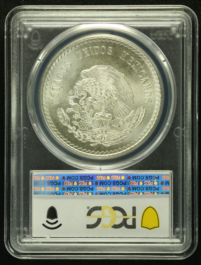 Modern Silver & Minors 5 Peso 1947 Mo PCGS MS67 0128971Modern Silver & Minors 5 Peso 1947 Mo PCGS MS67 0128971 - Image 2