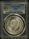 Modern Silver & Minors 5 Peso 1953 Mo PCGS MS65 0129471