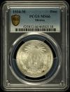 Modern Silver & Minors Peso 1934 M PCGS MS66 0128849