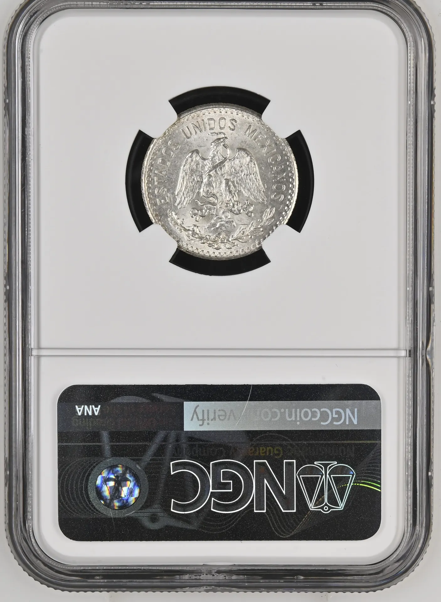 20 Centavo Mexican Coins Modern Silver & Minors Modern Silver & Minors 20 Centavo 1913 M NGC MS64 0130047 Modern Silver & Minors 20 Centavo 1913 M NGC MS64 0130047Modern Silver & Minors 20 Centavo 1913 M NGC MS64 0130047 - Image 2