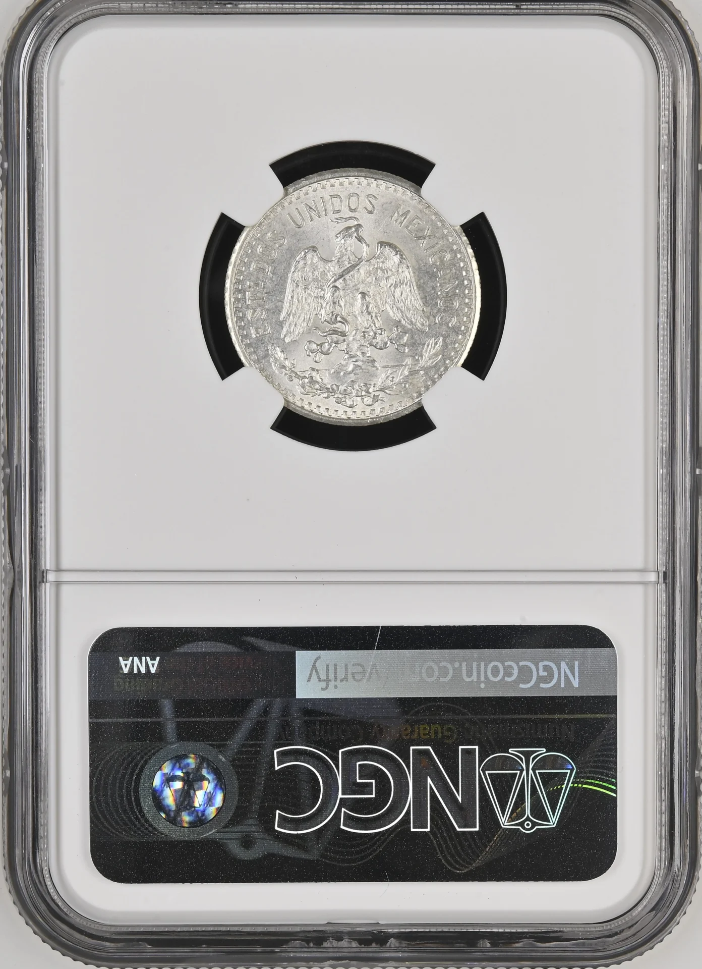 20 Centavo Mexican Coins Modern Silver & Minors Modern Silver & Minors 20 Centavo 1913 M NGC MS64 0130048 Modern Silver & Minors 20 Centavo 1913 M NGC MS64 0130048Modern Silver & Minors 20 Centavo 1913 M NGC MS64 0130048 - Image 2