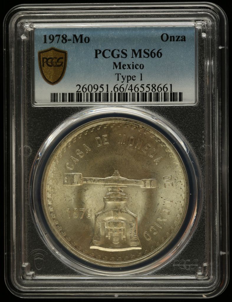 Modern Silver & Minors Onza 1978 Mo PCGS MS66 0130488