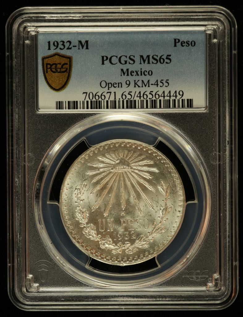 Modern Silver & Minors Peso 1932 M PCGS MS65 0130820