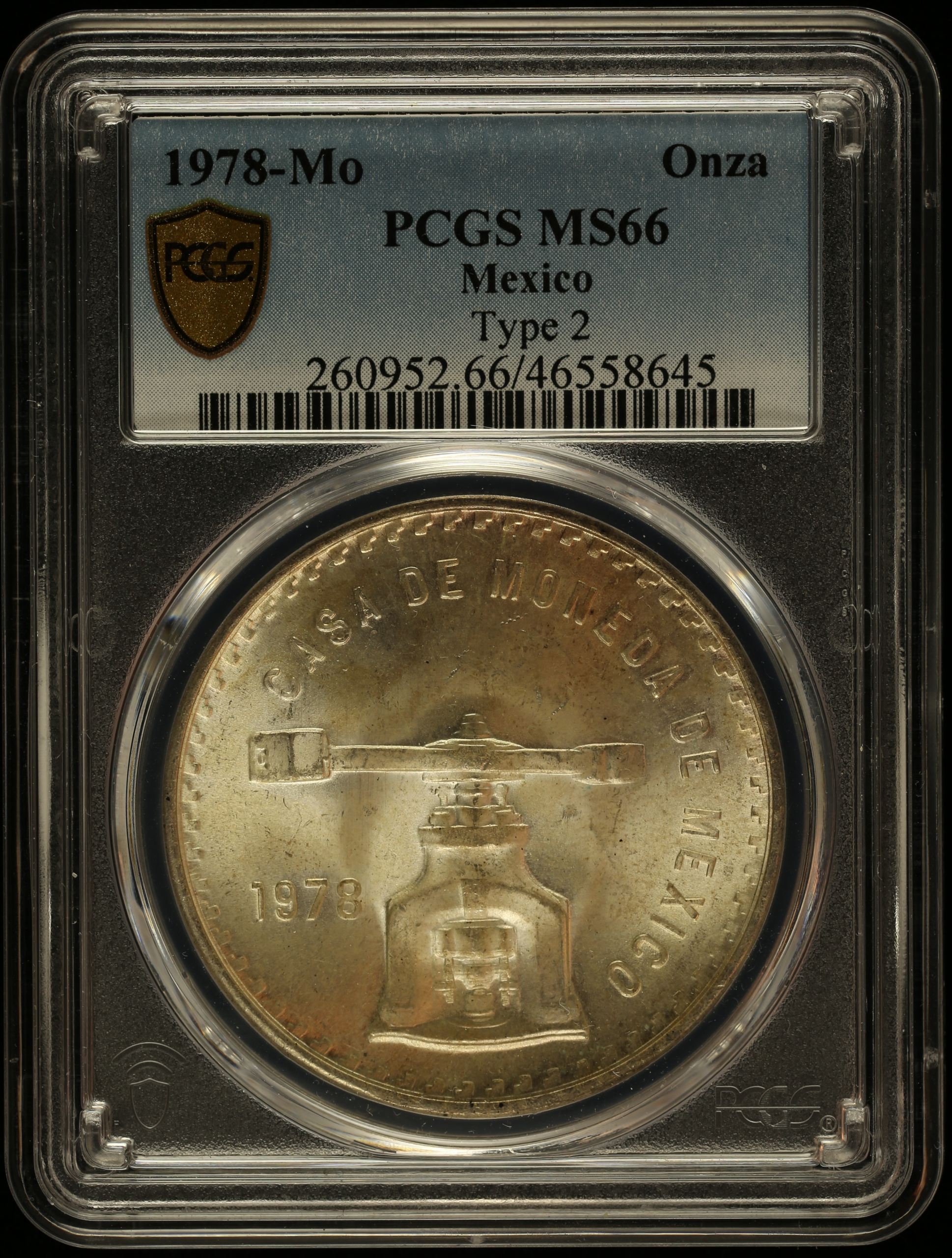 Modern Silver & Minors Onza 1978 Mo PCGS MS66 0130501