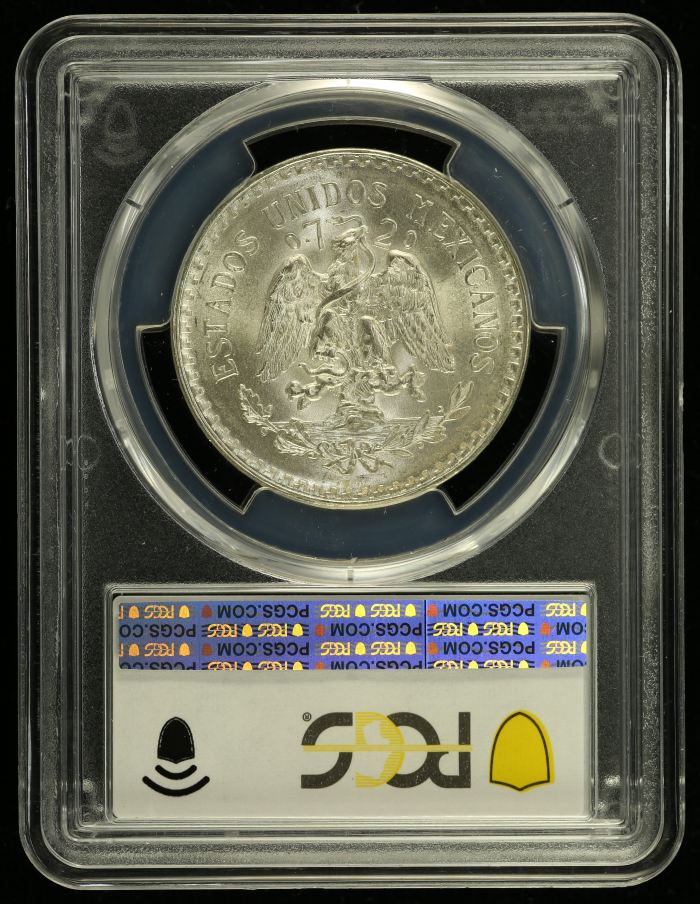 Modern Silver & Minors Peso 1922 M PCGS MS65 0130891Modern Silver & Minors Peso 1922 M PCGS MS65 0130891 - Image 2