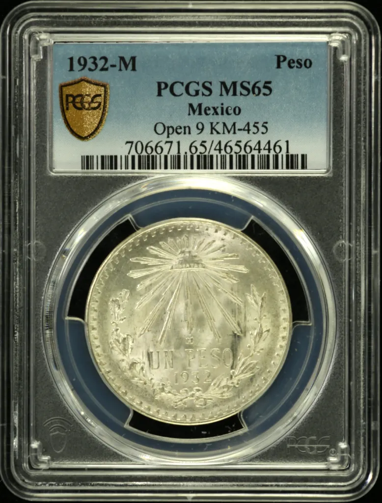 Modern Silver & Minors Peso 1932 M PCGS MS65 0130817