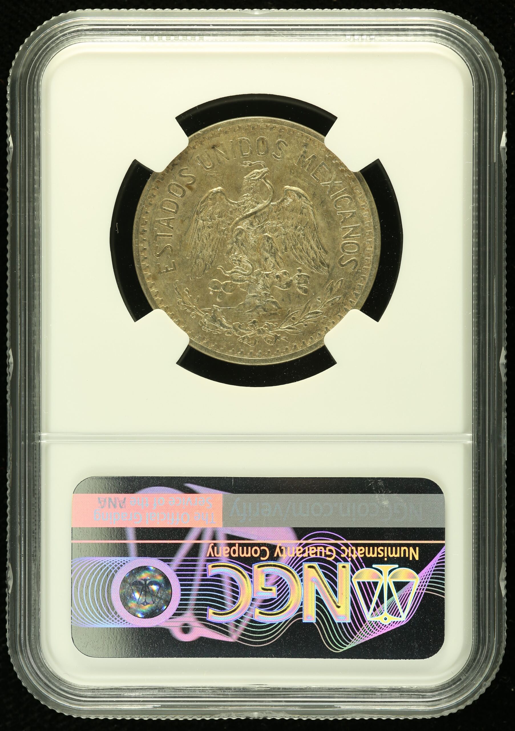 50 Centavo Mexican Coins Modern Silver & Minors Modern Silver & Minors 50 Centavo 1914 M NGC MS61 0130312 Modern Silver & Minors 50 Centavo 1914 M NGC MS61 0130312Modern Silver & Minors 50 Centavo 1914 M NGC MS61 0130312 - Image 2