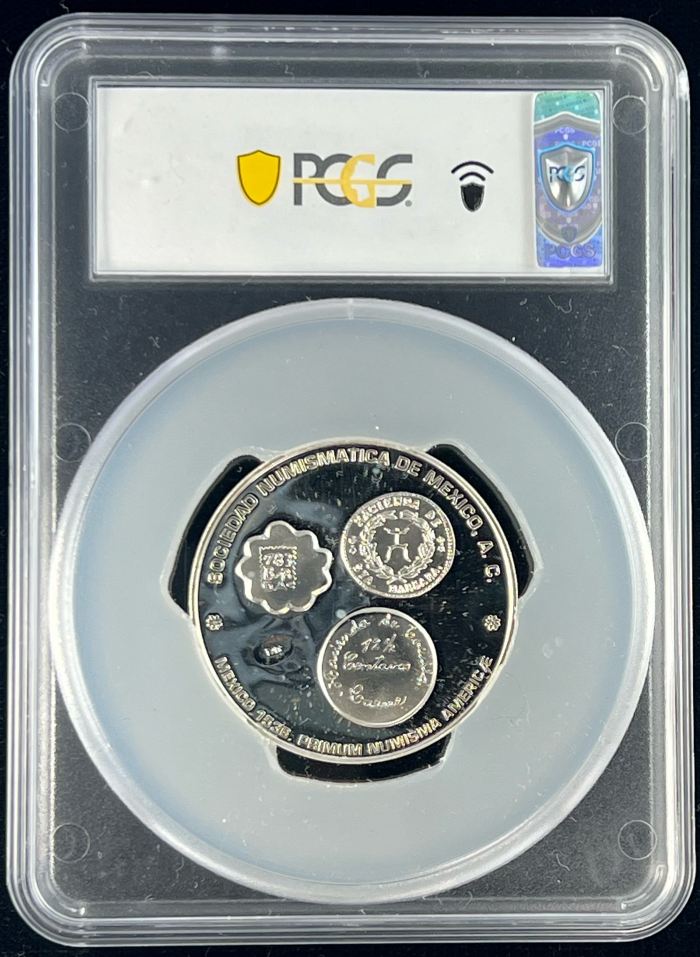 Medals & Tokens 27th Numismatic Convention Silver Medal 1997 Mx PCGS SP68 0131681Medals & Tokens 27th Numismatic Convention Silver Medal 1997 Mx PCGS SP68 0131681 - Image 2