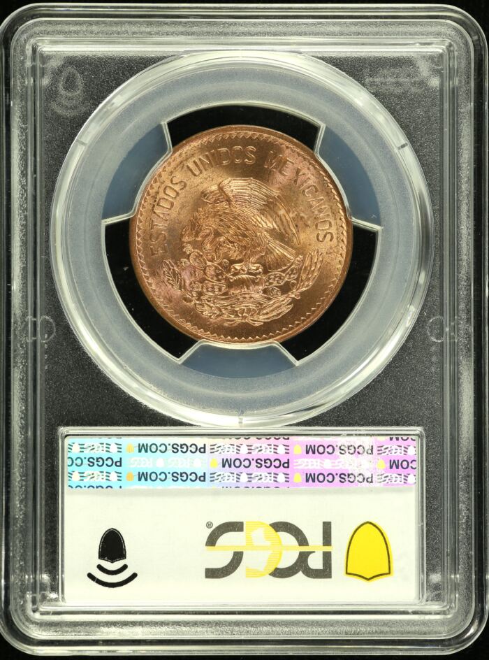 Modern Silver & Minors 20 Centavo 1946 Mo PCGS MS65RD 0132592Modern Silver & Minors 20 Centavo 1946 Mo PCGS MS65RD 0132592 - Image 2