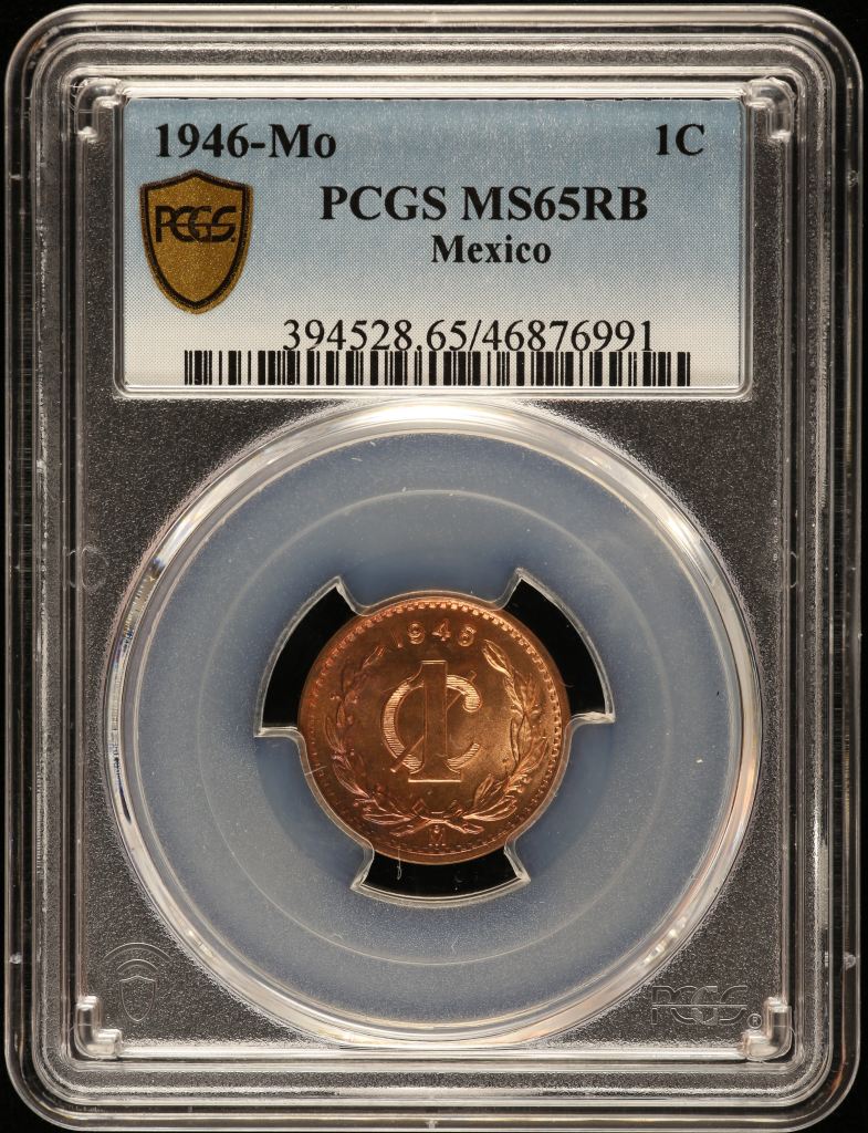 Modern Silver & Minors Centavo 1946 Mo PCGS MS65RB 0132763