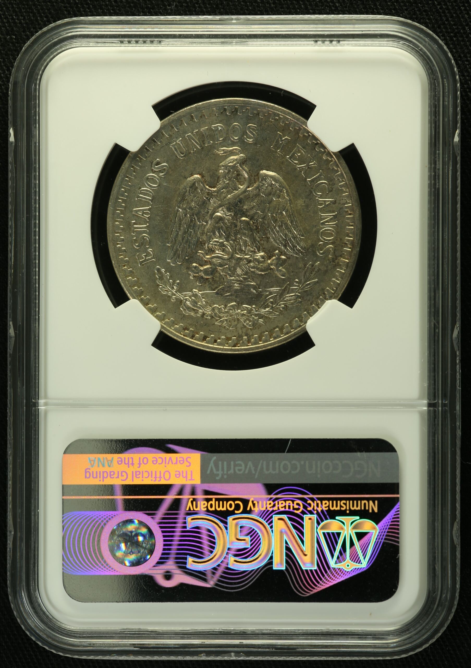 Mexican Coins Modern Silver & Minors Peso Modern Silver & Minors Peso 1919 M NGC MS62 0132114 Modern Silver & Minors Peso 1919 M NGC MS62 0132114Modern Silver & Minors Peso 1919 M NGC MS62 0132114 - Image 2