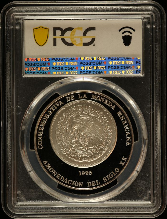 Medals & Tokens Numismatic Society of Mexico Medal 1995 Mo PCGS SP69 0131801Medals & Tokens Numismatic Society of Mexico Medal 1995 Mo PCGS SP69 0131801 - Image 2