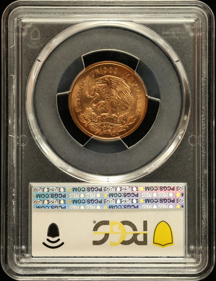 Modern Silver & Minors 10 Centavo 1955 Mo PCGS MS65RD 0132788Modern Silver & Minors 10 Centavo 1955 Mo PCGS MS65RD 0132788 - Image 2