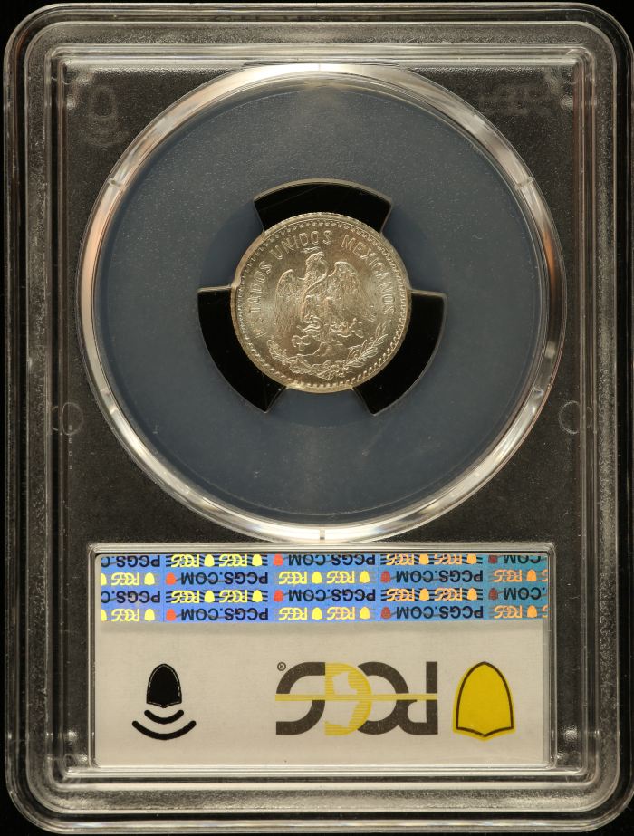Modern Silver & Minors 10 Centavo 1910 M PCGS MS66 0131365Modern Silver & Minors 10 Centavo 1910 M PCGS MS66 0131365 - Image 2