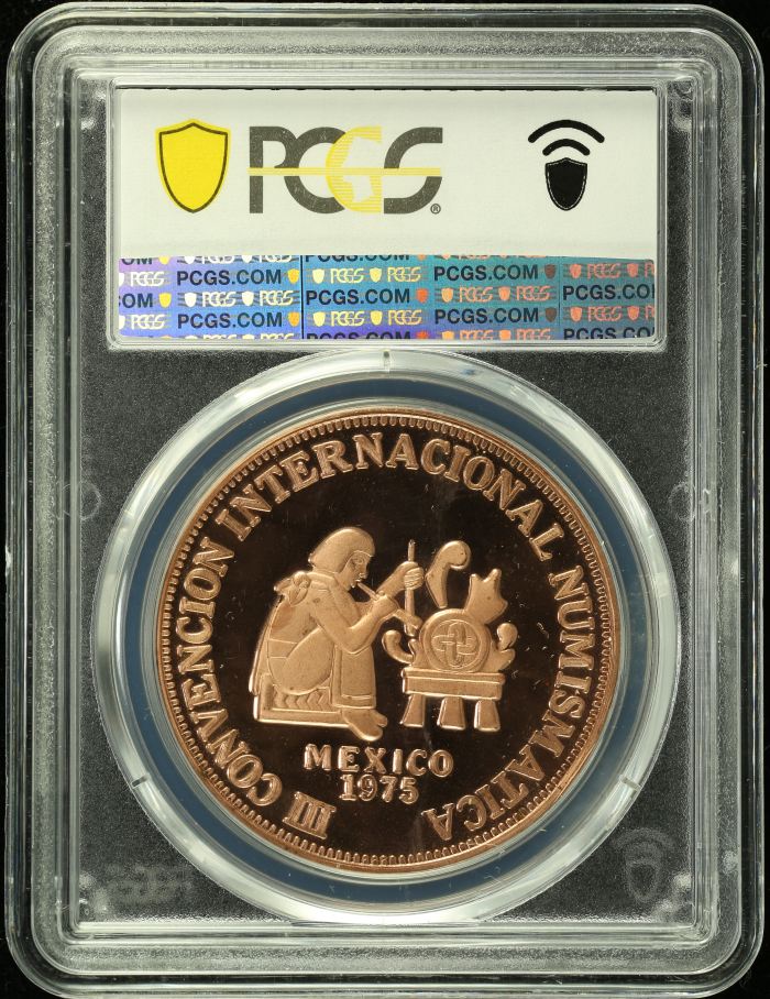 Medals & Tokens 3rd International Numismatic Convention Medal 1975 PCGS SP67 0131655Medals & Tokens 3rd International Numismatic Convention Medal 1975 PCGS SP67 0131655 - Image 2