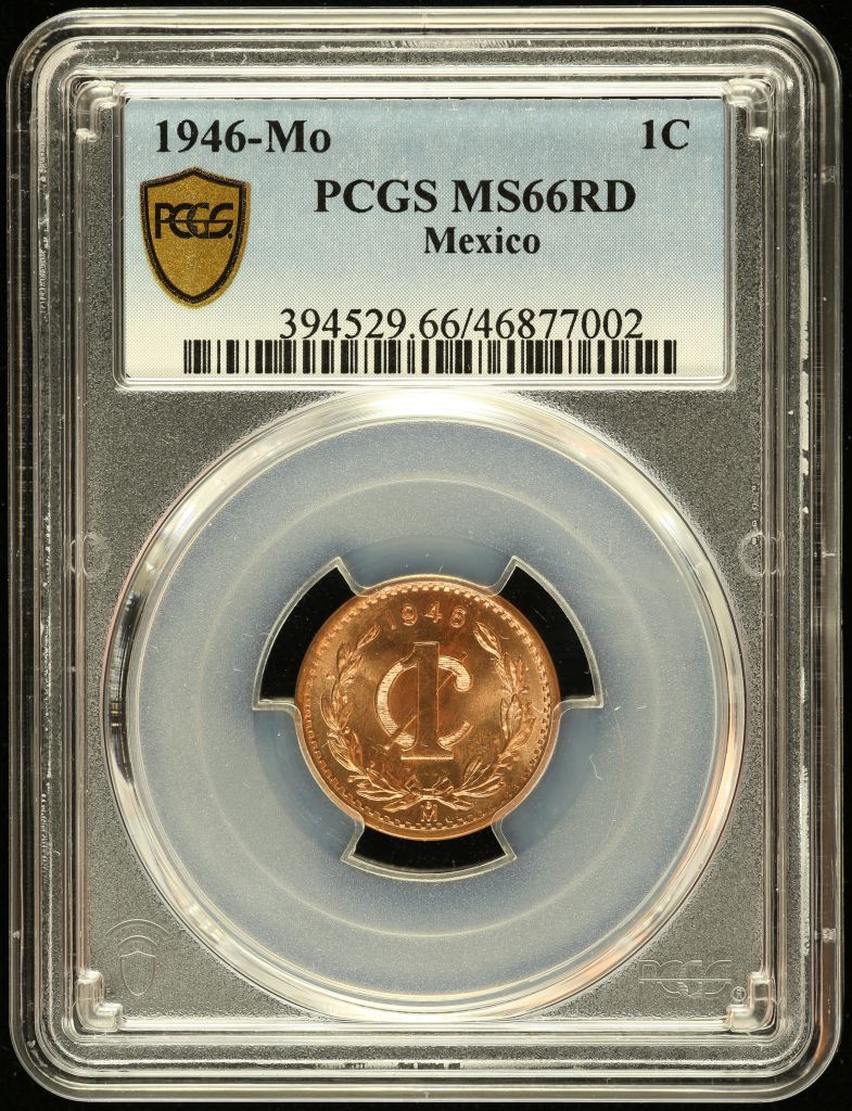 Modern Silver & Minors Centavo 1946 Mo PCGS MS66RD 0132785