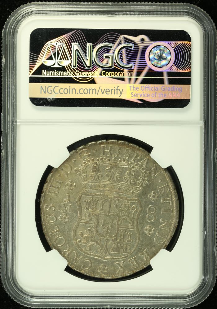 Peru 8 Reales 1771 Lm JM NGC AU58 0133866Peru 8 Reales 1771 Lm JM NGC AU58 0133866 - Image 2