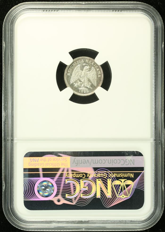 Republic Silver & Minors 5 Centavo 1892 Ga S NGC MS63 0133403Republic Silver & Minors 5 Centavo 1892 Ga S NGC MS63 0133403 - Image 2