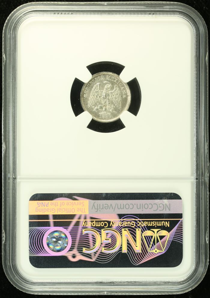 Republic Silver & Minors 5 Centavo 1889 Mo M NGC MS63 0133406Republic Silver & Minors 5 Centavo 1889 Mo M NGC MS63 0133406 - Image 2