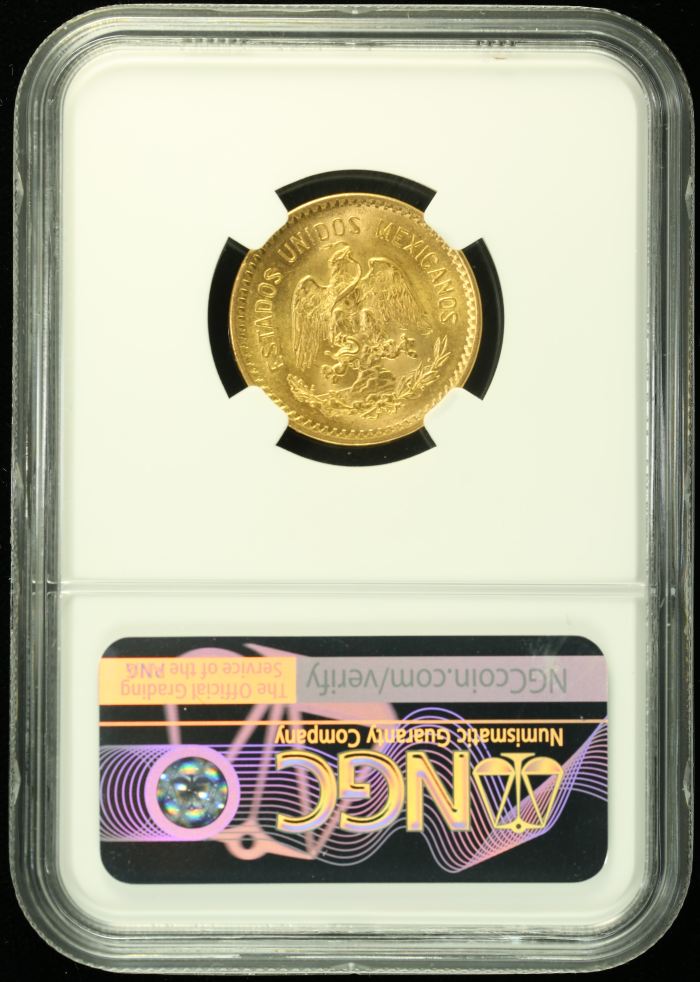 Modern Gold 10 Pesos 1906 M NGC MS64 0133205Modern Gold 10 Pesos 1906 M NGC MS64 0133205 - Image 2