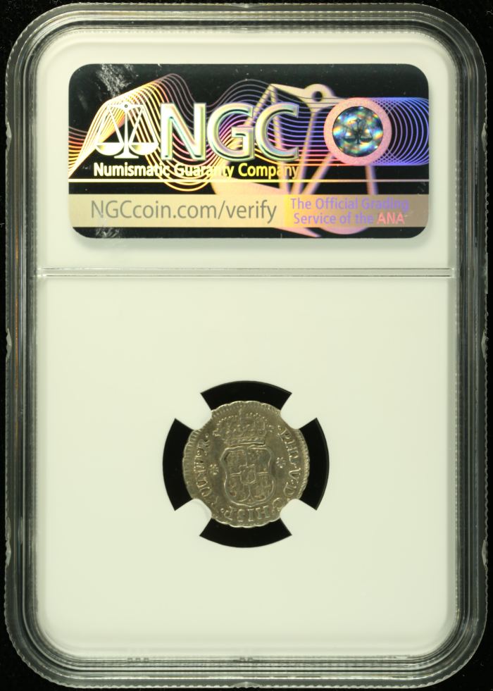 Colonial Silver & Minors 1/2 Real 1746 Mo M NGC AU55 0133210Colonial Silver & Minors 1/2 Real 1746 Mo M NGC AU55 0133210 - Image 2