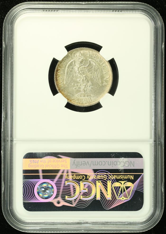 Republic Silver & Minors 20 Centavo 1898 Mo M NGC MS62 0133410Republic Silver & Minors 20 Centavo 1898 Mo M NGC MS62 0133410 - Image 2