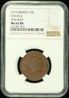 Oaxaca 10 Centavo 1915 Oaxaca NGC MS65BN 0133740