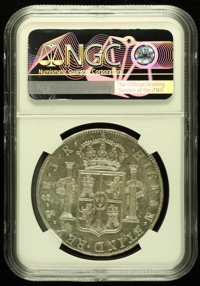 Bolivia 8 Reales 1775 Pts JR NGC MS61 0133860Bolivia 8 Reales 1775 Pts JR NGC MS61 0133860 - Image 2