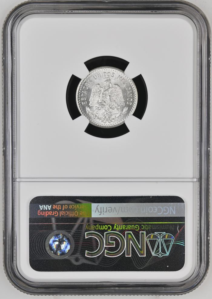 Modern Silver & Minors 10 Centavo 1910 M NGC MS65 0134203Modern Silver & Minors 10 Centavo 1910 M NGC MS65 0134203 - Image 2