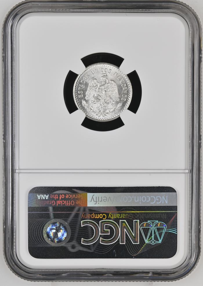 Modern Silver & Minors 10 Centavo 1910 M NGC MS66 0134210Modern Silver & Minors 10 Centavo 1910 M NGC MS66 0134210 - Image 2
