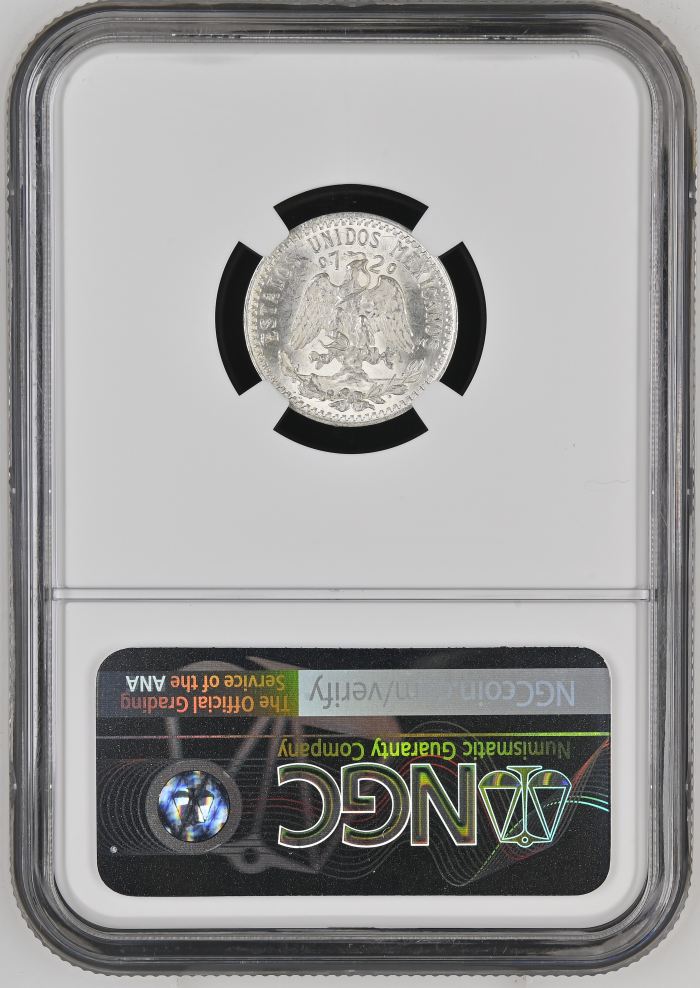 Modern Silver & Minors 20 Centavo 1939 M NGC MS64 0134337Modern Silver & Minors 20 Centavo 1939 M NGC MS64 0134337 - Image 2