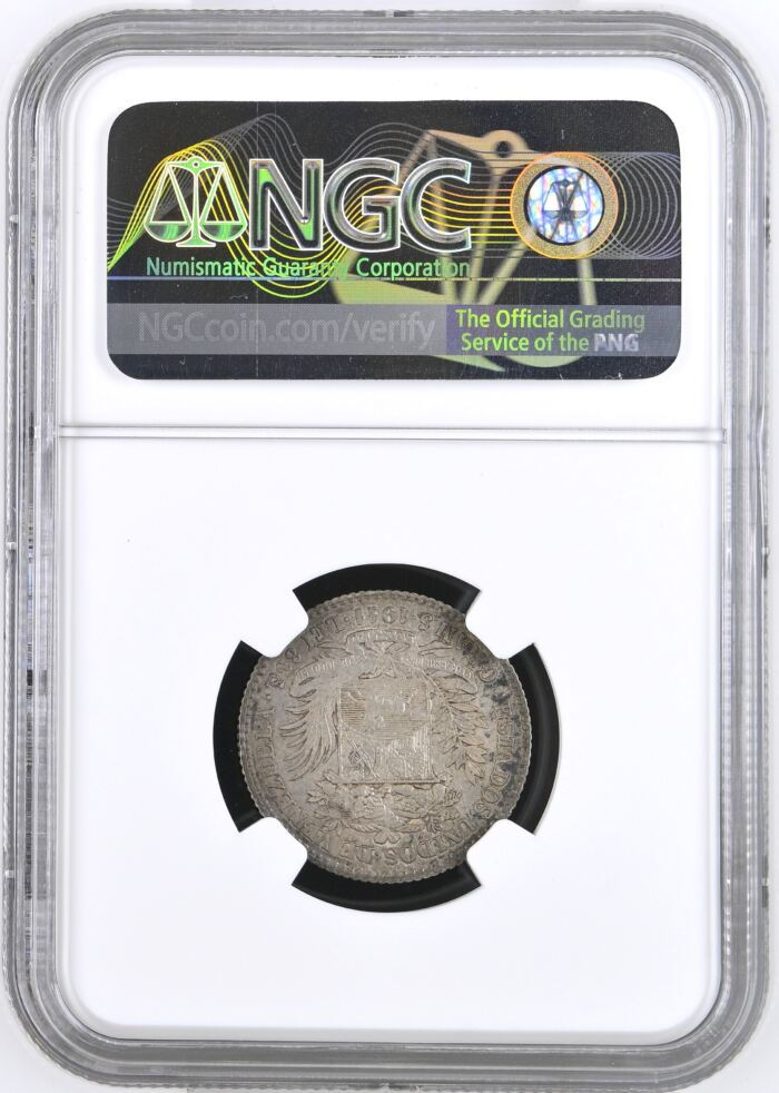 Venezuela Bolivar 1911 NGC AU58 0134771Venezuela Bolivar 1911 NGC AU58 0134771 - Image 2