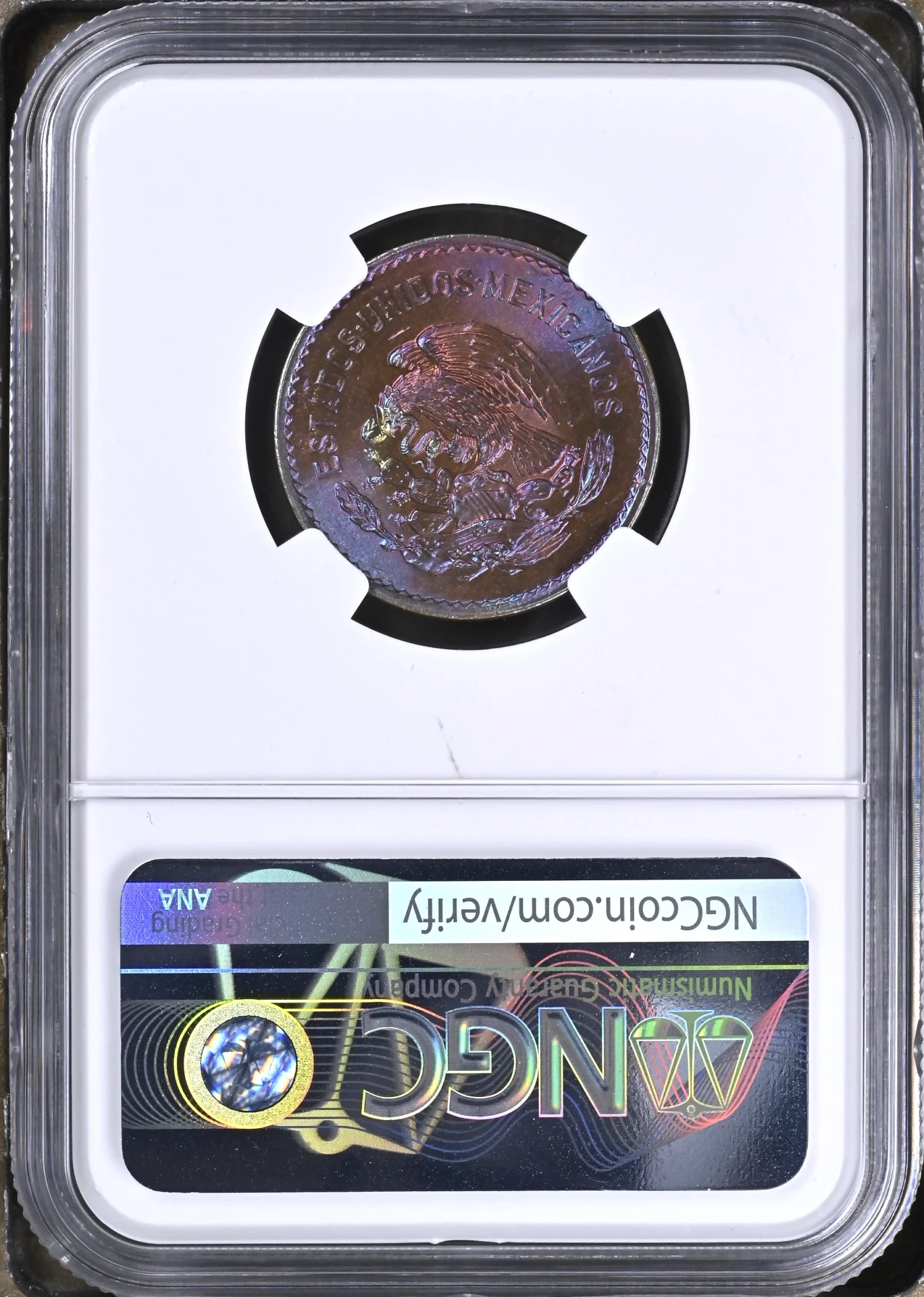 5 Centavo Mexican Coins Modern Silver & Minors Modern Silver & Minors 5 Centavo 1946 Mo NGC MS66BN 0134109 Modern Silver & Minors 5 Centavo 1946 Mo NGC MS66BN 0134109Modern Silver & Minors 5 Centavo 1946 Mo NGC MS66BN 0134109 - Image 2
