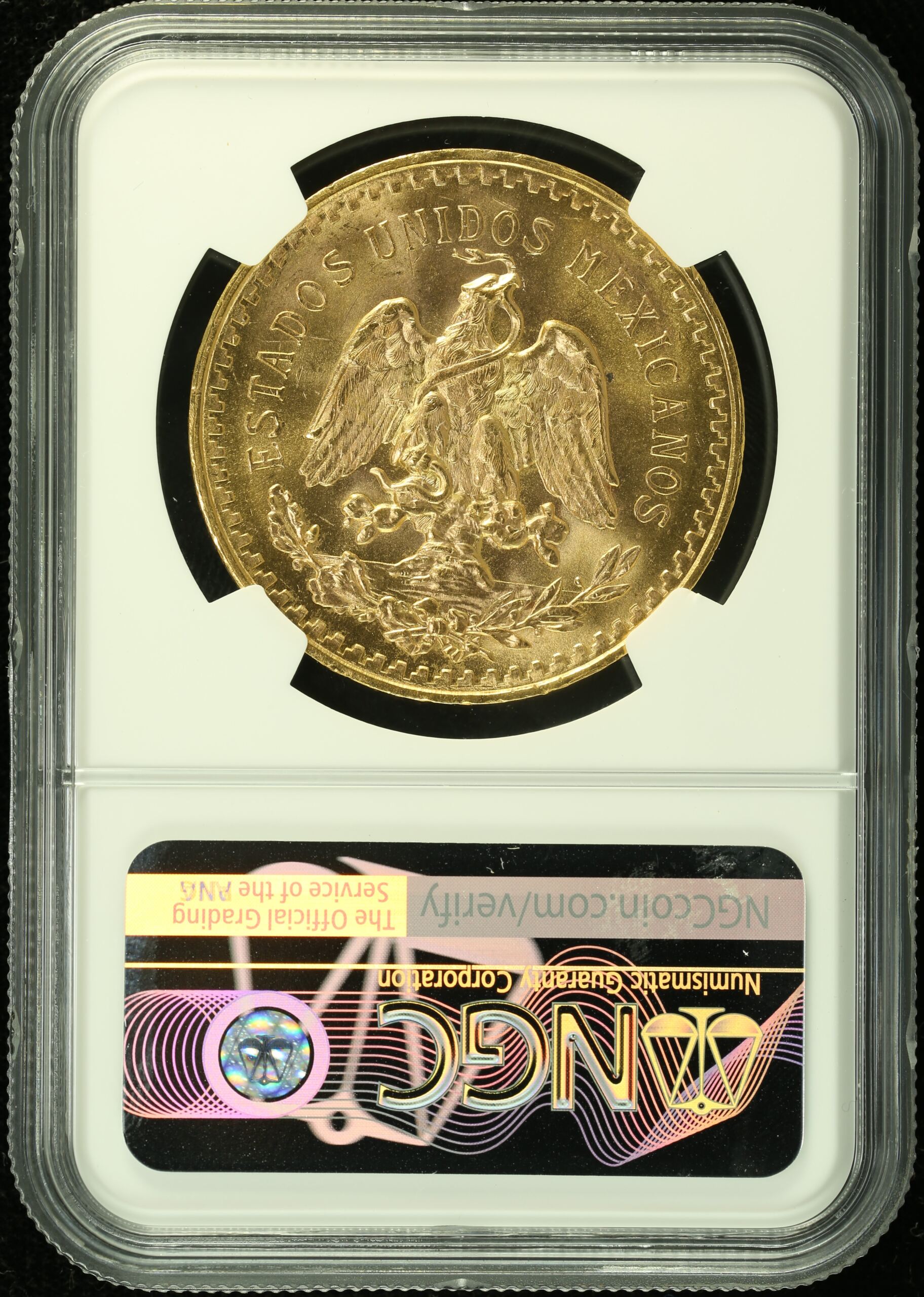 Mexican Coins Modern Gold Modern Gold 50 Peso 1946 NGC MS64 0134740 Modern Gold 50 Peso 1946 NGC MS64 0134740Modern Gold 50 Peso 1946 NGC MS64 0134740 - Image 2