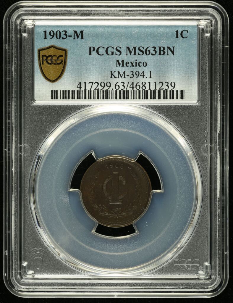 Modern Silver & Minors Centavo 1903 M PCGS MS63BN 0135252