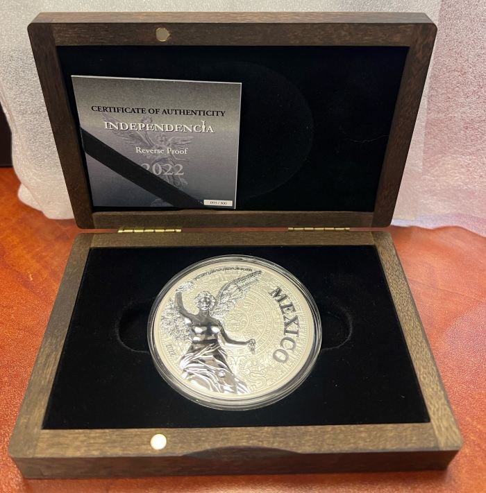 Medals & Tokens 5oz Reverse Proof 2022 0136023Medals & Tokens 5oz Reverse Proof 2022 0136023