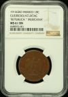 Guerrero 10 Centavo 1915 GRO NGC MS61BN 0136284