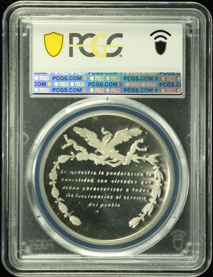 Medals & Tokens Presidents of Mexico #0058 (c.1972) LR PCGS SP68 0135814Medals & Tokens Presidents of Mexico #0058 (c.1972) LR PCGS SP68 0135814 - Image 2