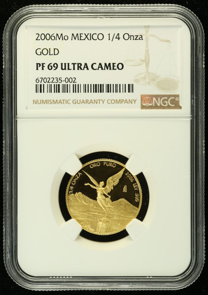 Modern Gold 1/4 Onza 2006 Mo NGC PF69 Ultra Cameo 0136376Modern Gold 1/4 Onza 2006 Mo NGC PF69 Ultra Cameo 0136376